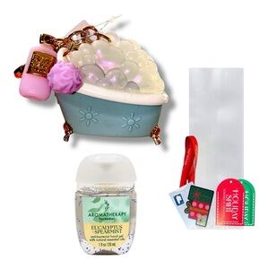 B&BW Clawfoot Bathtub PocketBac + Eucalyptus Spearmint Sanitizer & Gift Wrap